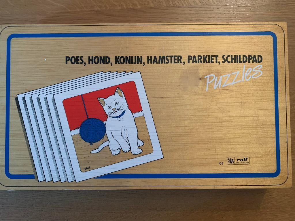 houten puzzels Rolf, Ophalen, Gebruikt, Van hout, Minder dan 10 stukjes