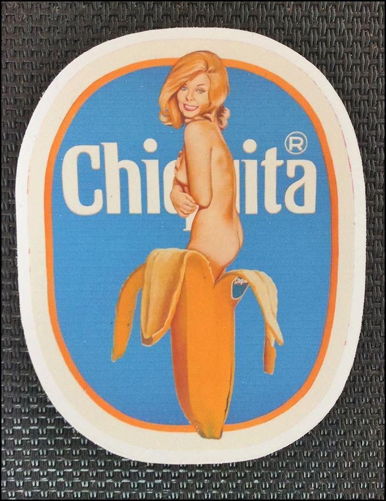 Mel Ramos Sexy 50s Pin Up Reclame Retro Sticker, Ophalen of Verzenden, Nieuw, Bedrijf of Vereniging