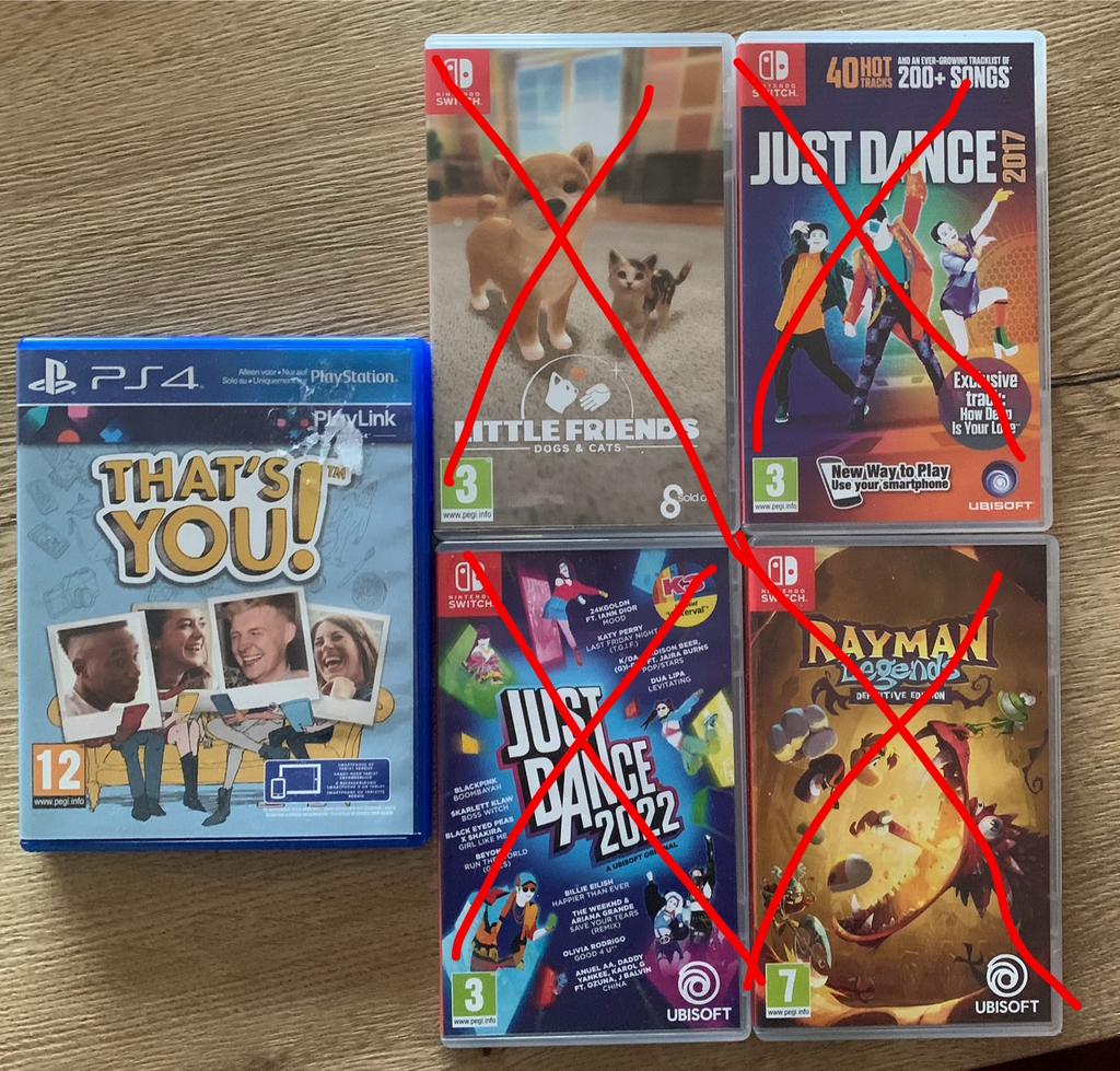 Verschillende games, Overige genres, 1 speler, Ophalen of Verzenden, Zo goed als nieuw