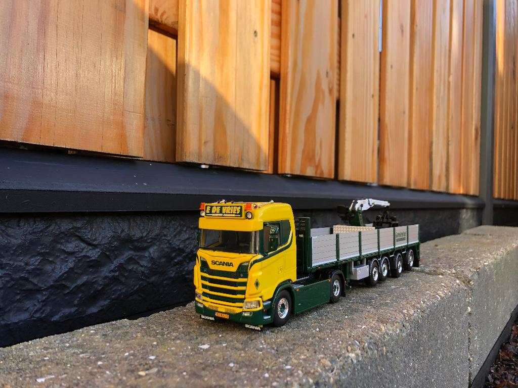 WSI Scania R450 E de Vries, Hobby en Vrije tijd, Modelauto's | 1:50, Ophalen of Verzenden, Nieuw, Bus of Vrachtwagen, Wsi