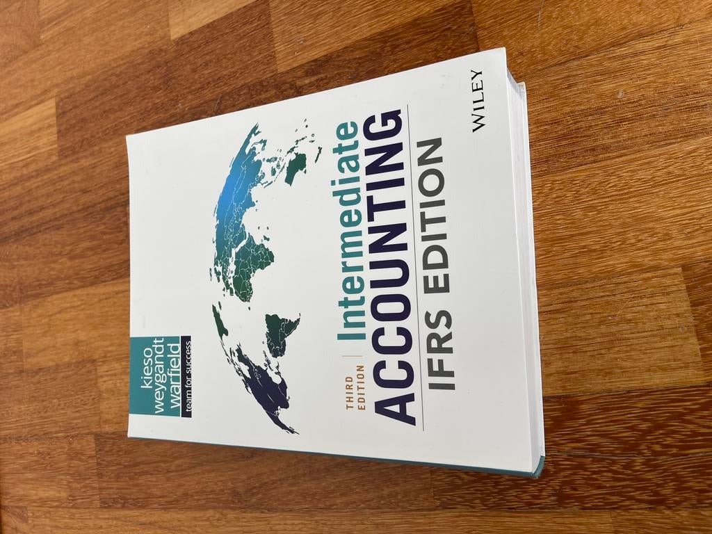 Intermediate accounting 9781119372936, Ophalen of Verzenden, Zo goed als nieuw, Accountancy en Administratie