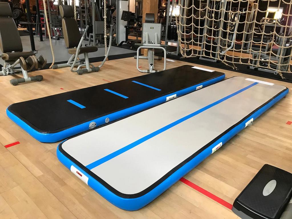 AirTrack set 3,4,5 m, dik 15cm, nieuw, blauw,roze,zwart,rood, Ophalen, Nieuw, Blauw, Materiaal