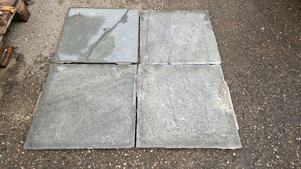 Natuursteen leisteen vloertegels tegels ( 464 ), Ophalen, Gebruikt, Hardsteen, Minder dan 5 m²