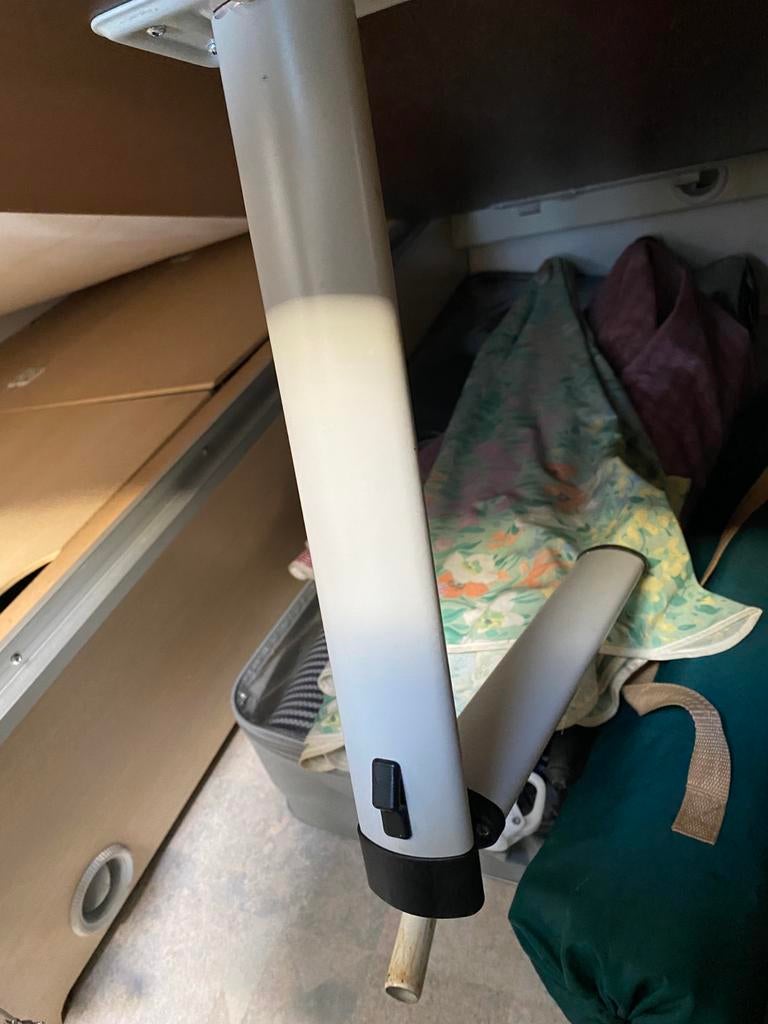 Kip caravan onderdelen Tafel blad met tafel poot, Caravans en Kamperen, Caravan accessoires, Ophalen, Gebruikt