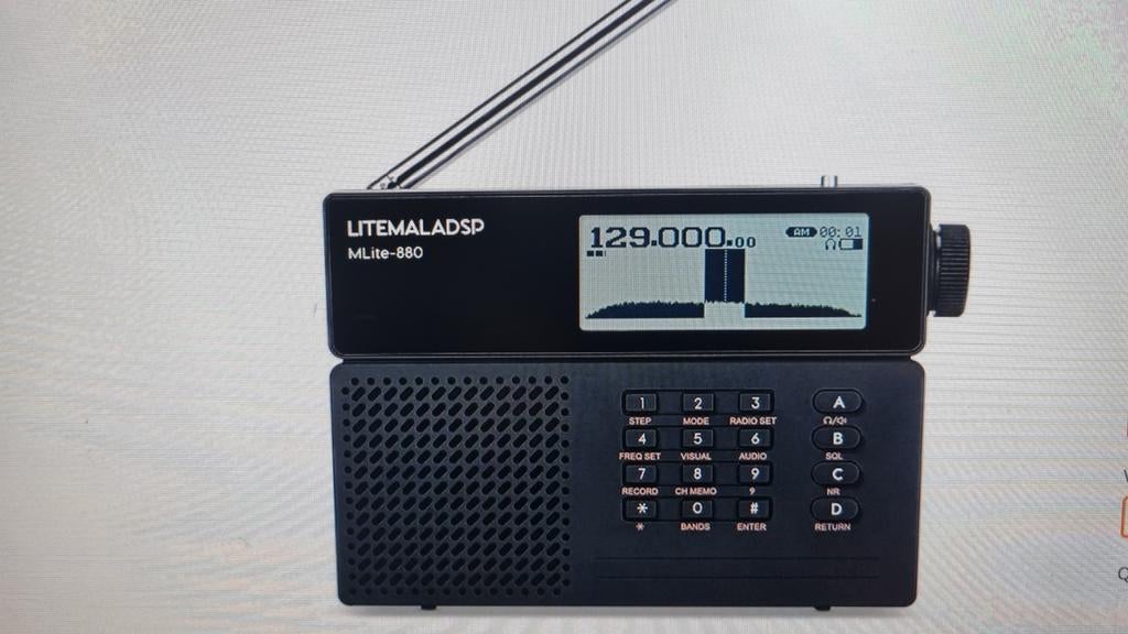 Mlite-880 SDR HF/VHF wereldontvanger (NIEUW), Ophalen of Verzenden, Nieuw, Wereldontvanger