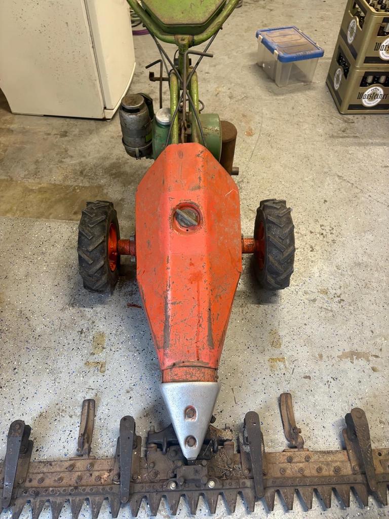 Balkmaaier - Tuinmachine, Tuin en Terras, Grasmaaiers, Gebruikt, Ophalen of Verzenden, Balkmaaier, Benzine-grasmaaier