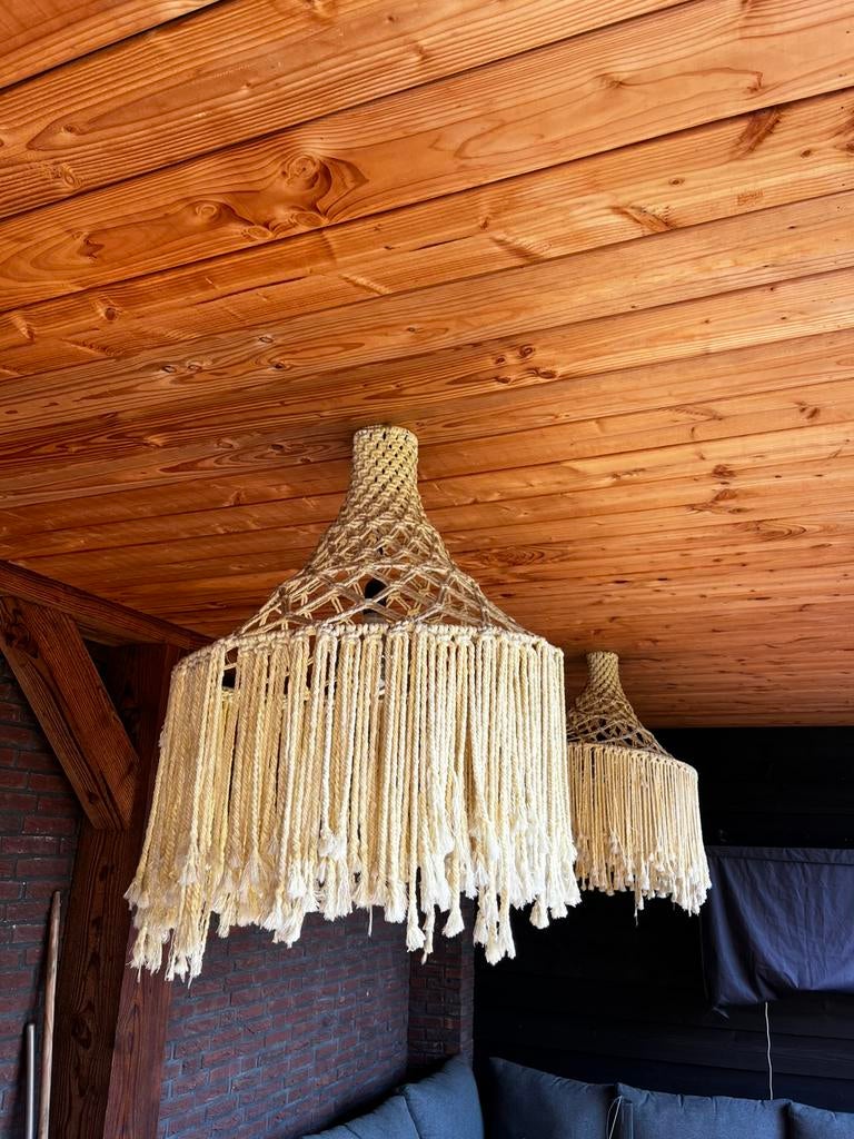 Gratis Hanglampen tuin 2stuks, Ophalen of Verzenden, Gebruikt