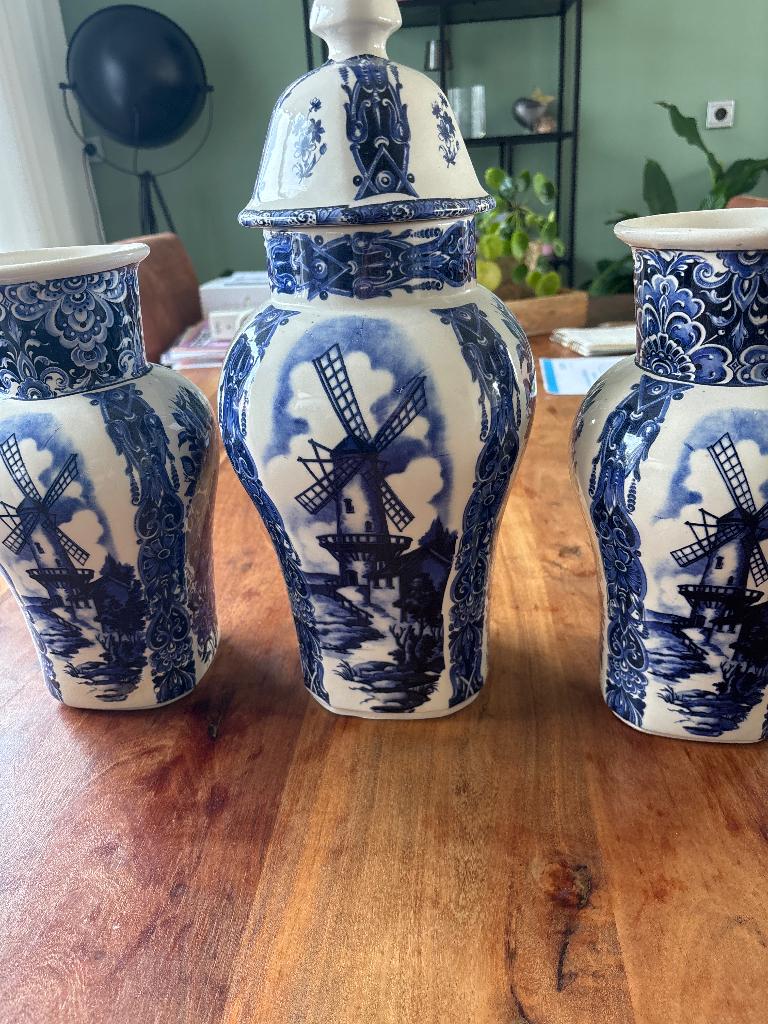 Kast stel delfts blauw, Antiek en Kunst, Ophalen