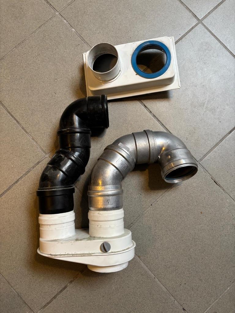 Afvoer / doorvoer geiser, Ophalen, Afvoer, Gebruikt, Aluminium