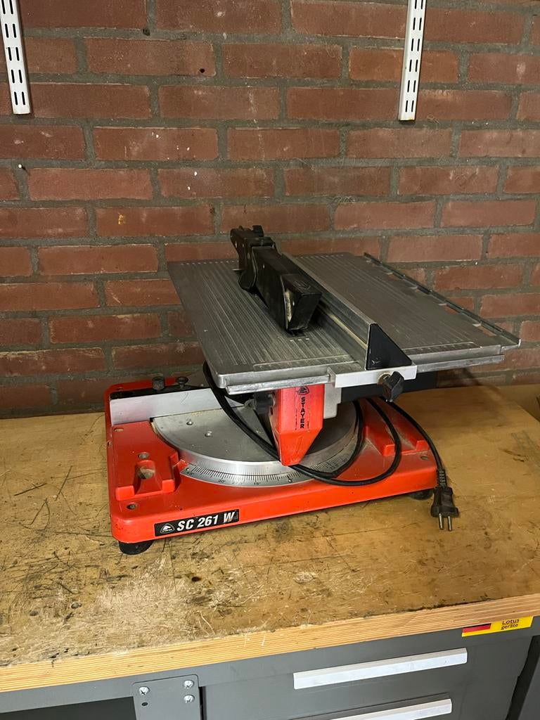 Afkortzaag SC 261 W met extra zaagblad, Ophalen, Gebruikt, 70 mm of meer, Afkortzaag
