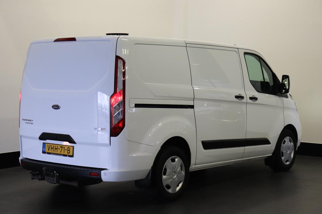 Ford Transit Custom 2.0 TDCI MHEV EURO 6 - Airco - Cruise -, Voorwielaandrijving, Stof, 4 cilinders, Wit