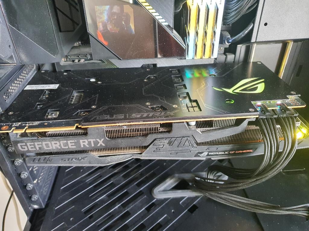 Asus ROG Strix GeForce RTX 2080 Ti OC, Computers en Software, Videokaarten, Ophalen, PCI-Express 3, Gebruikt, GDDR6