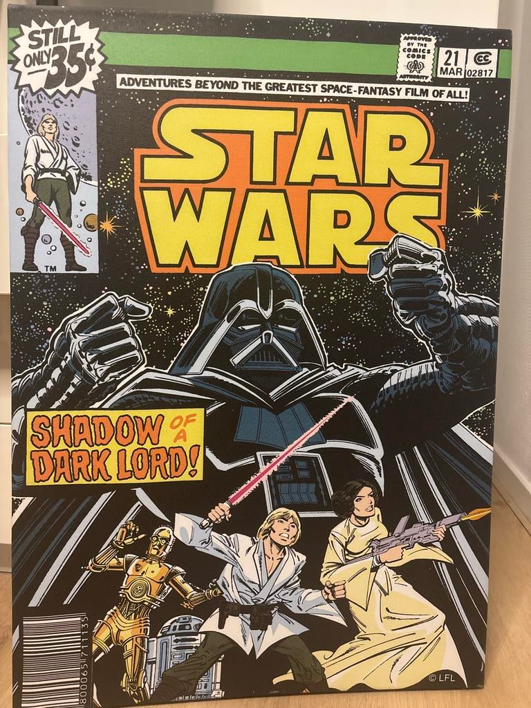 Star Wars comic poster, Ophalen, Zo goed als nieuw, Boek of Poster