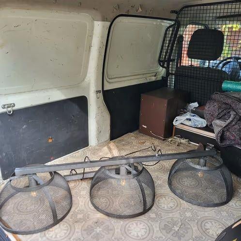 Zijlstra industriele hanglamp, Huis en Inrichting, Lampen | Hanglampen, Ophalen, Zo goed als nieuw, Metaal, Minder dan 50 cm