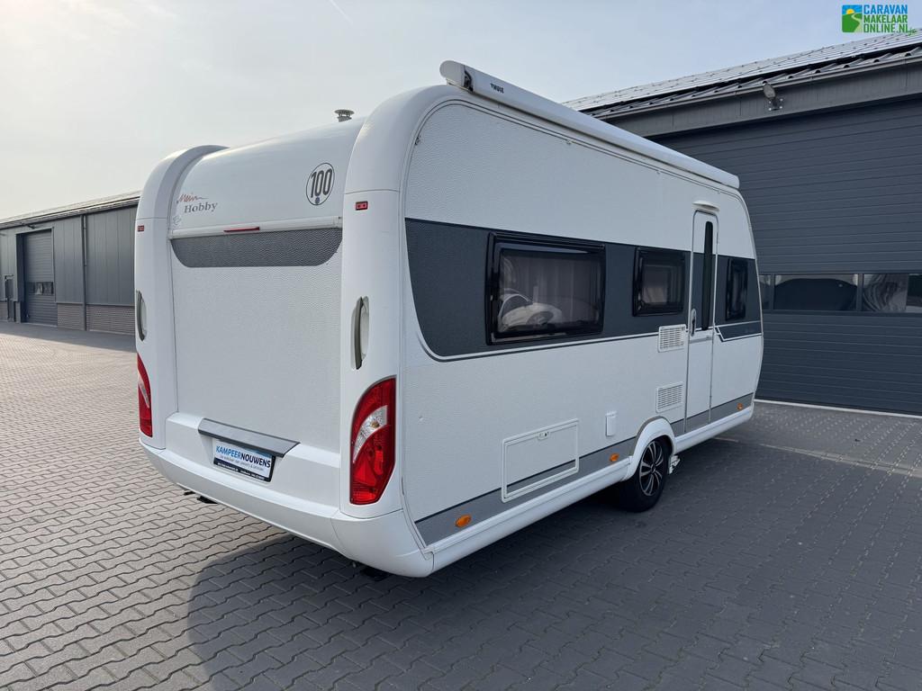 Hobby De Luxe Easy 460 LU | Enkele bedden | Mover | Airco !, Caravans en Kamperen, Rondzit, Hobby, Bedrijf, 5 tot 6 meter