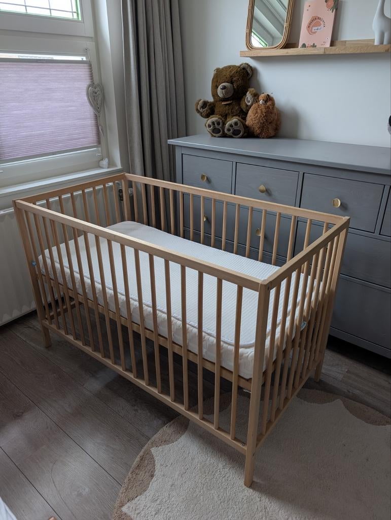 Ikea Sniglar babybedje met Aerosleep matras, Ophalen, Gebruikt, Ledikant