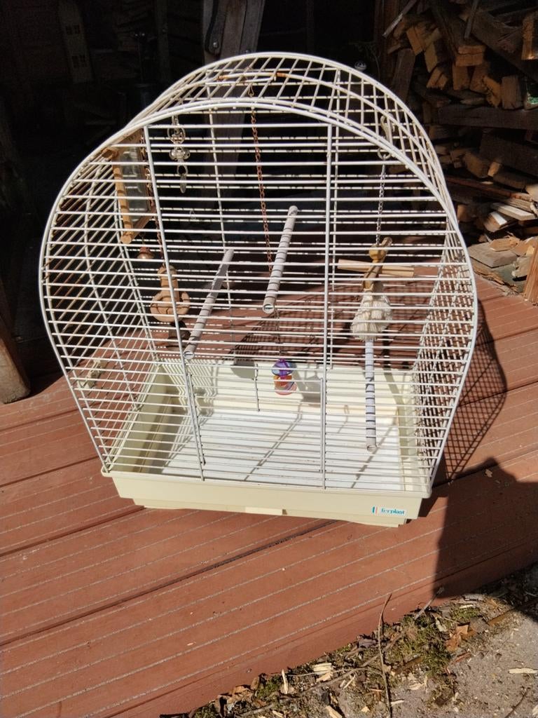 Ferplast vogelkooi met lade, Dieren en Toebehoren, Vogels | Hokken en Kooien, Ophalen, Metaal, Vogelkooi