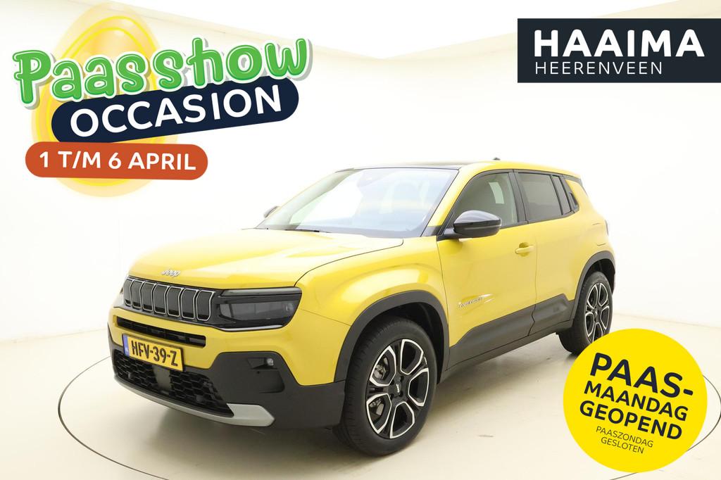 Jeep Avenger 1.2 e-Hybrid Summit | JBL audio | Panoramadak |, Stof, Gebruikt, 620 kg, Origineel Nederlands