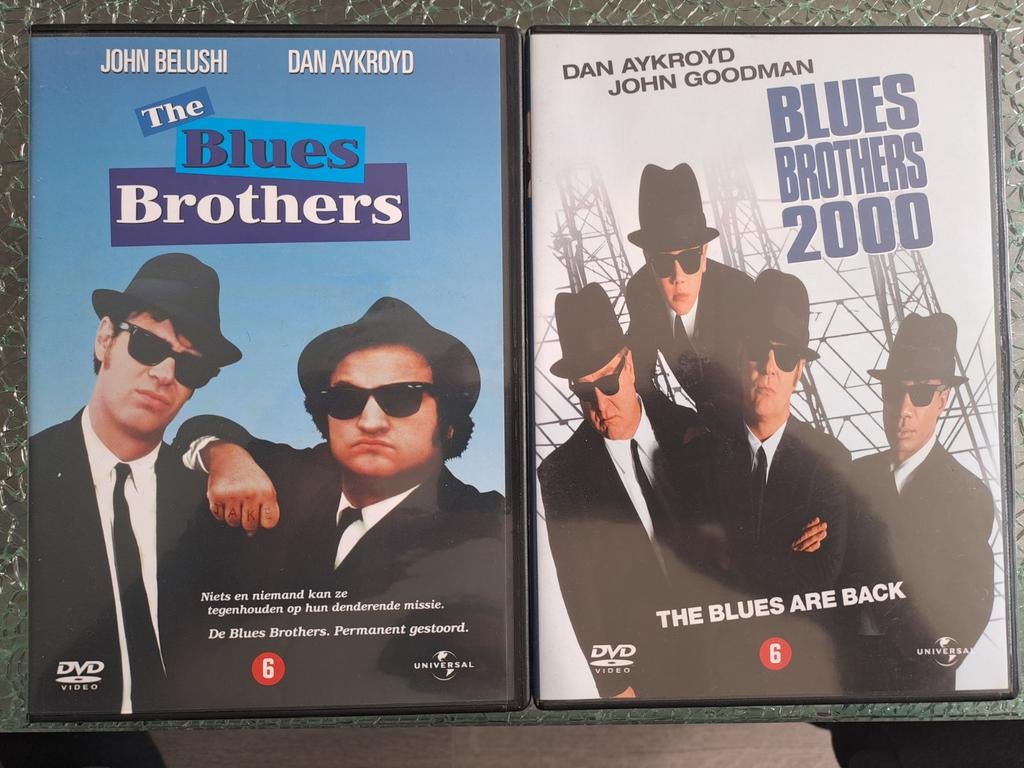 Blues brothers 1&2 (dvd), Alle leeftijden, Ophalen of Verzenden, 1980 tot heden, Zo goed als nieuw