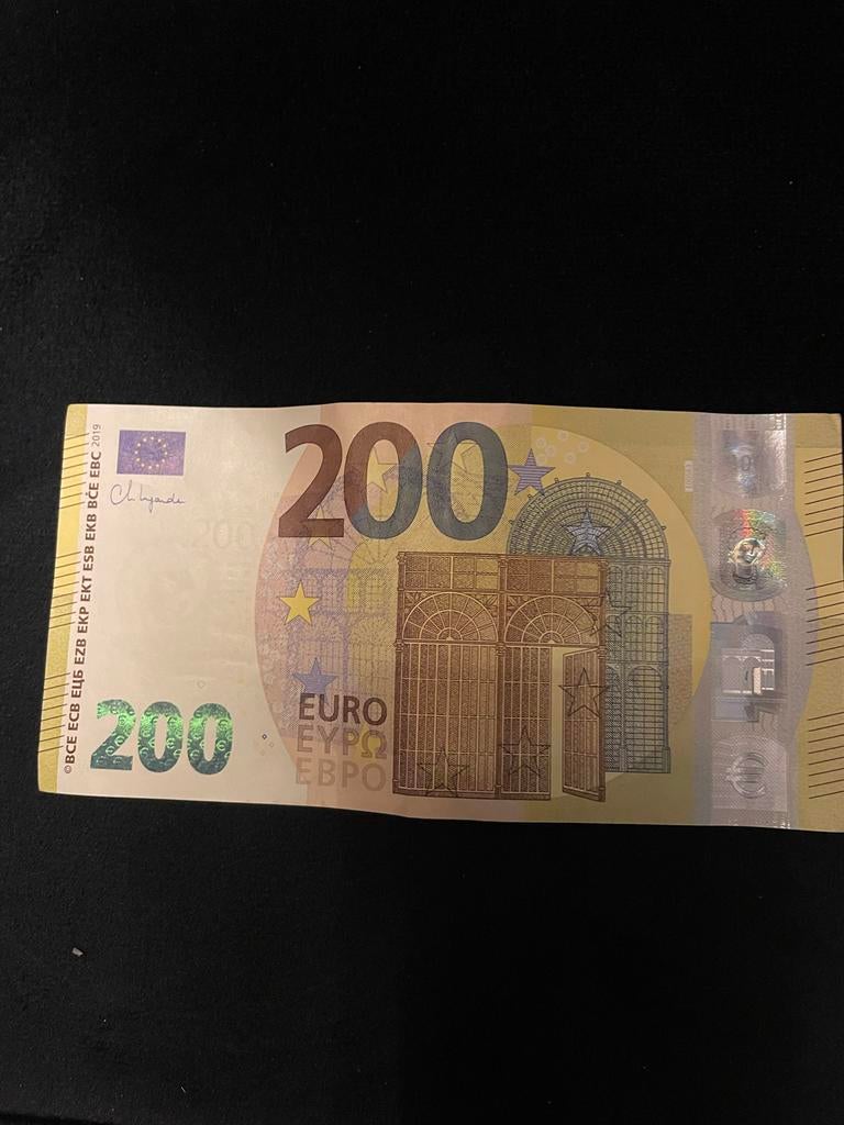 200 euro biljet, Postzegels en Munten, Bankbiljetten | Europa | Eurobiljetten, Ophalen of Verzenden, Overige landen, 200 euro