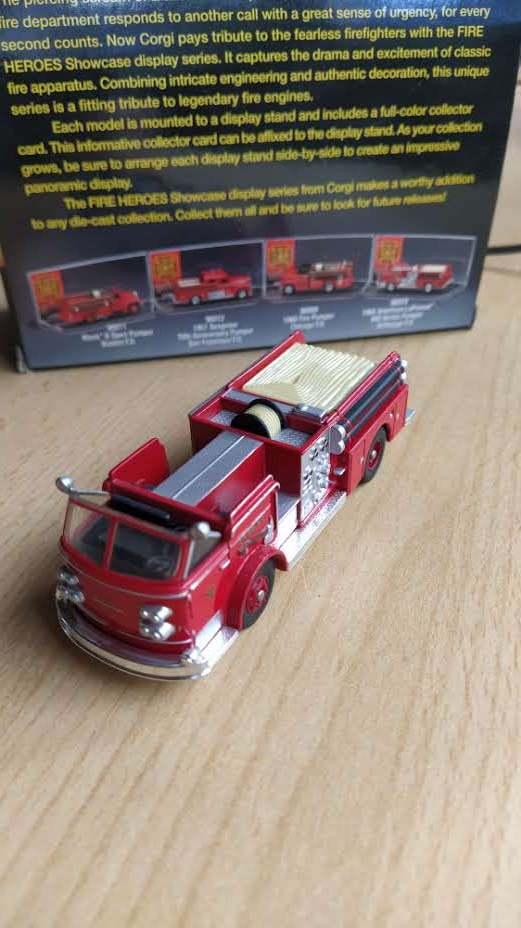 CORGI TOYS AM. BRANDWEER, nw in doos NU 7,50 E!!!!, Hobby en Vrije tijd, Modelauto's | 1:43, Ophalen of Verzenden, Nieuw, Auto