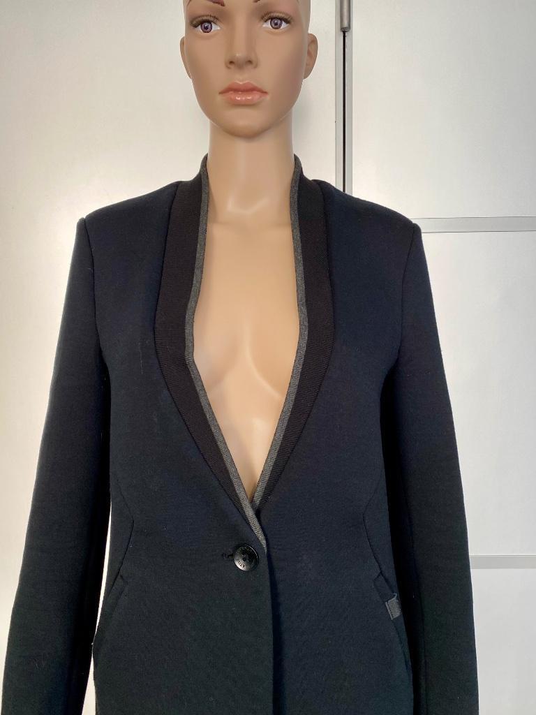 G696 Superdry: mt. XS=34 dikke jas winter winterjas zwart, Superdry, Zwart, Ophalen of Verzenden, Zo goed als nieuw