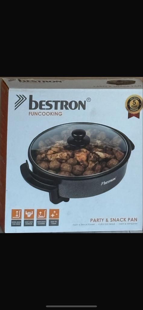 Bestron Funcooking Party & Snack Pan - Nieuw in doos, Ophalen of Verzenden, Nieuw