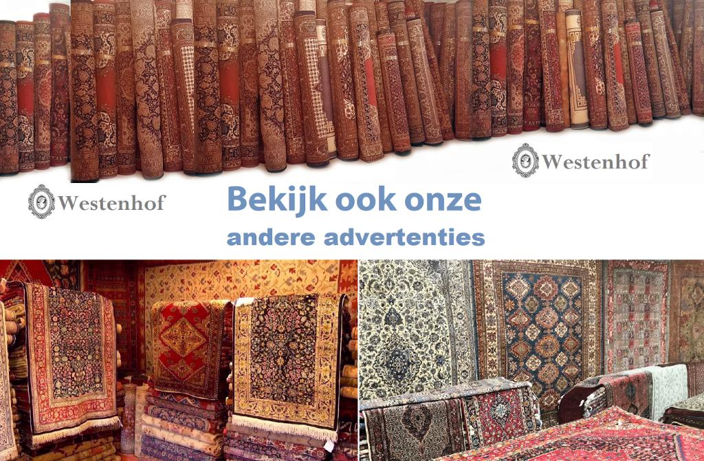 Perzisch tapijt handgeknoopt vloerkleed Zeer Betaalbaar!, Crème, 200 cm of meer, Ophalen of Verzenden, Zo goed als nieuw