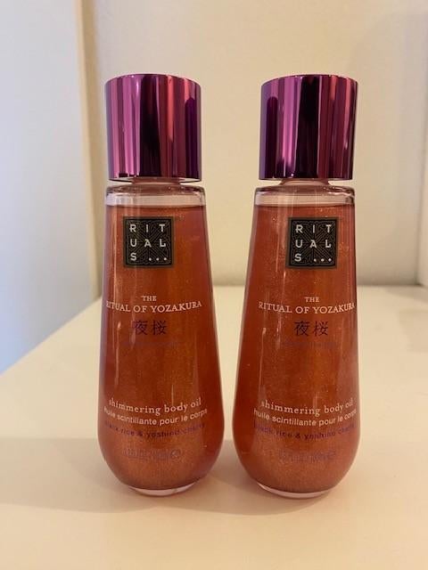 Nieuw Rituals Yozakura shimmering body oil 100 ml, Ophalen of Verzenden, Nieuw, Bodylotion, Crème of Olie
