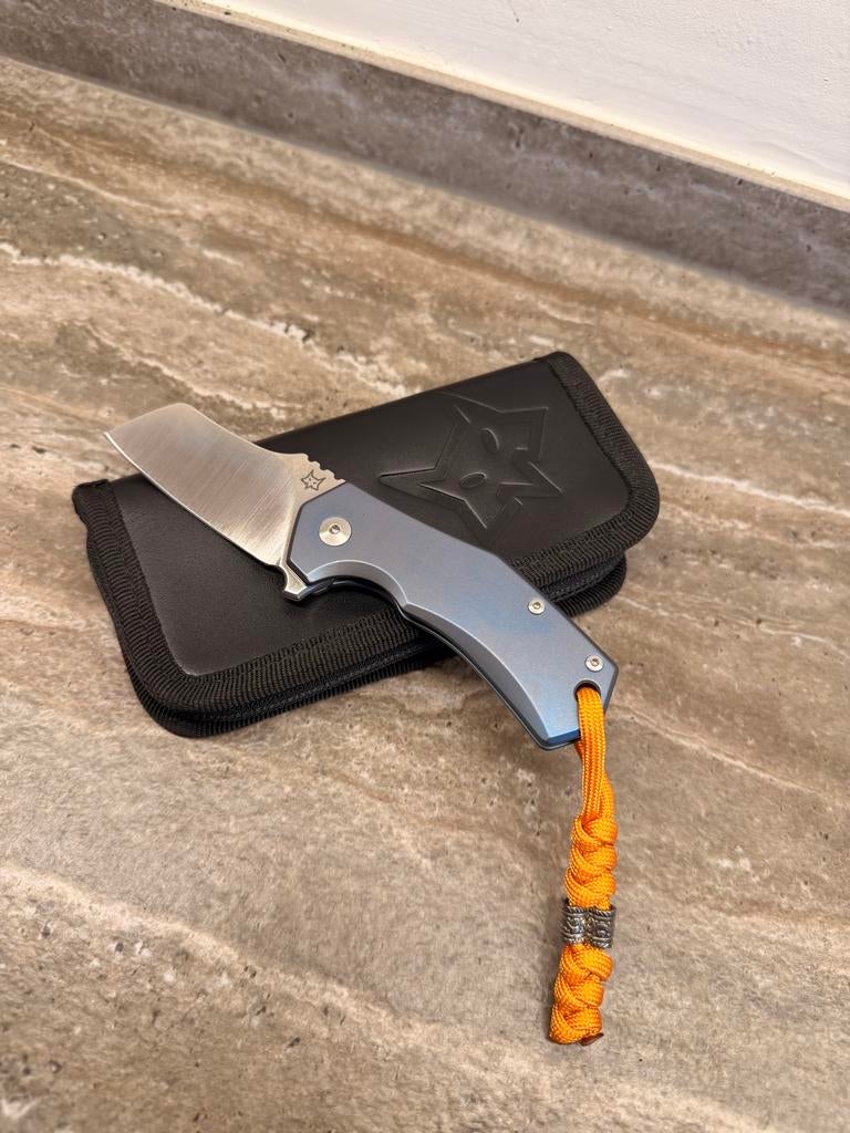 Fox Knives Italicus zakmes met oranje lanyard, Ophalen, Zo goed als nieuw