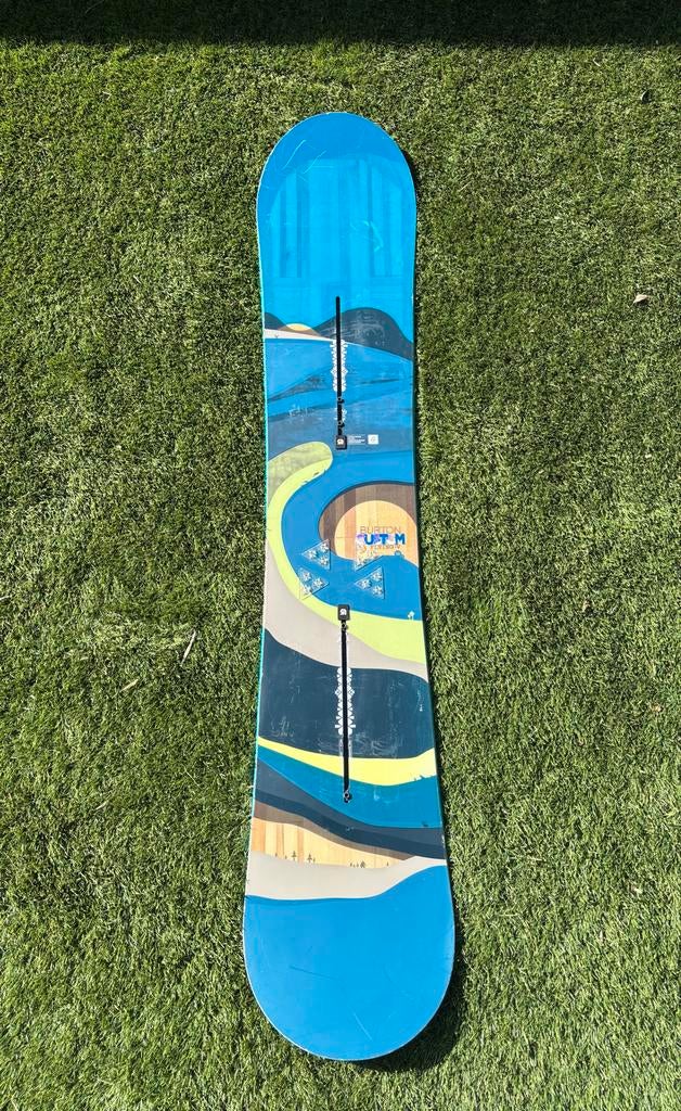 Burton Custom snowboard met bindingen, Sport en Fitness, Snowboarden, Ophalen, Gebruikt, Board