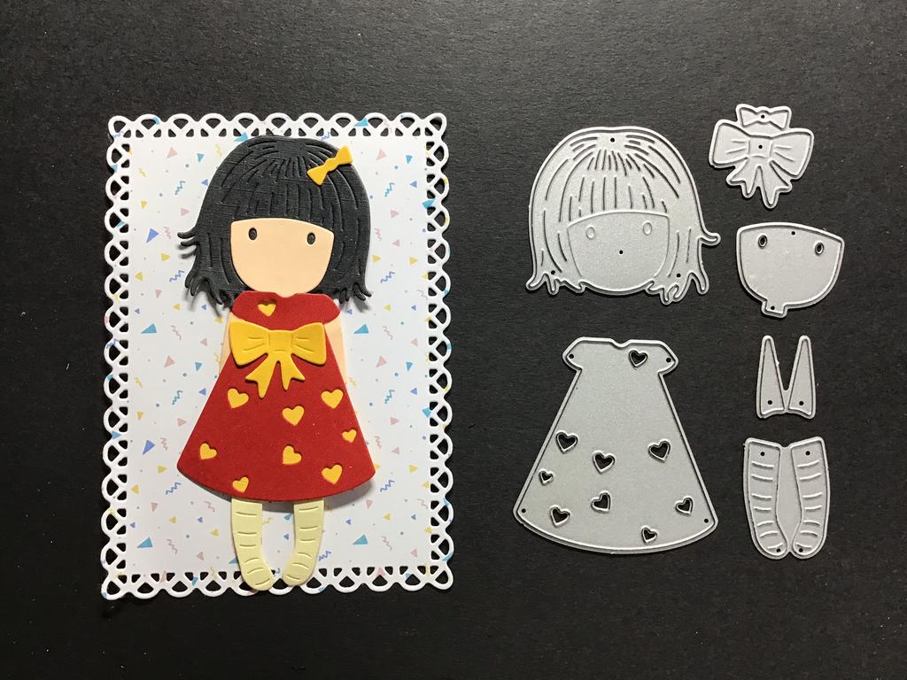 Snijmal meisje, Ophalen of Verzenden, Nieuw, Overige thema's, Overige typen