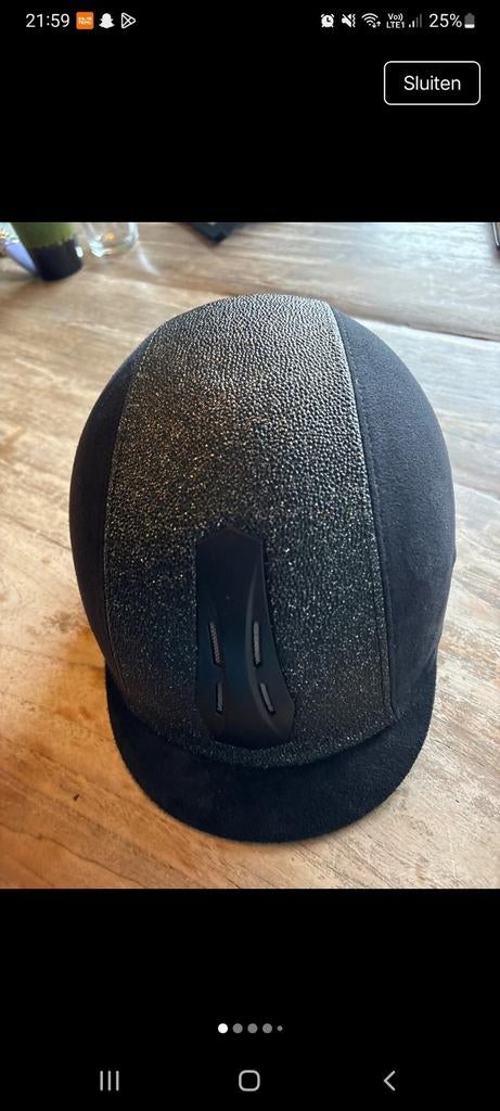 cap, Dieren en Toebehoren, Paardrijkleding, Ophalen of Verzenden, Zo goed als nieuw, Dressuur, Cap