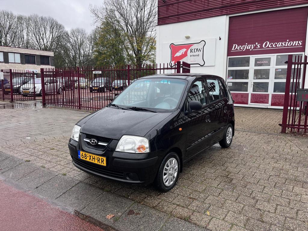 Hyundai Atos 1.1 Active, 31 €/maand, 4 cilinders, Zwart, Origineel Nederlands