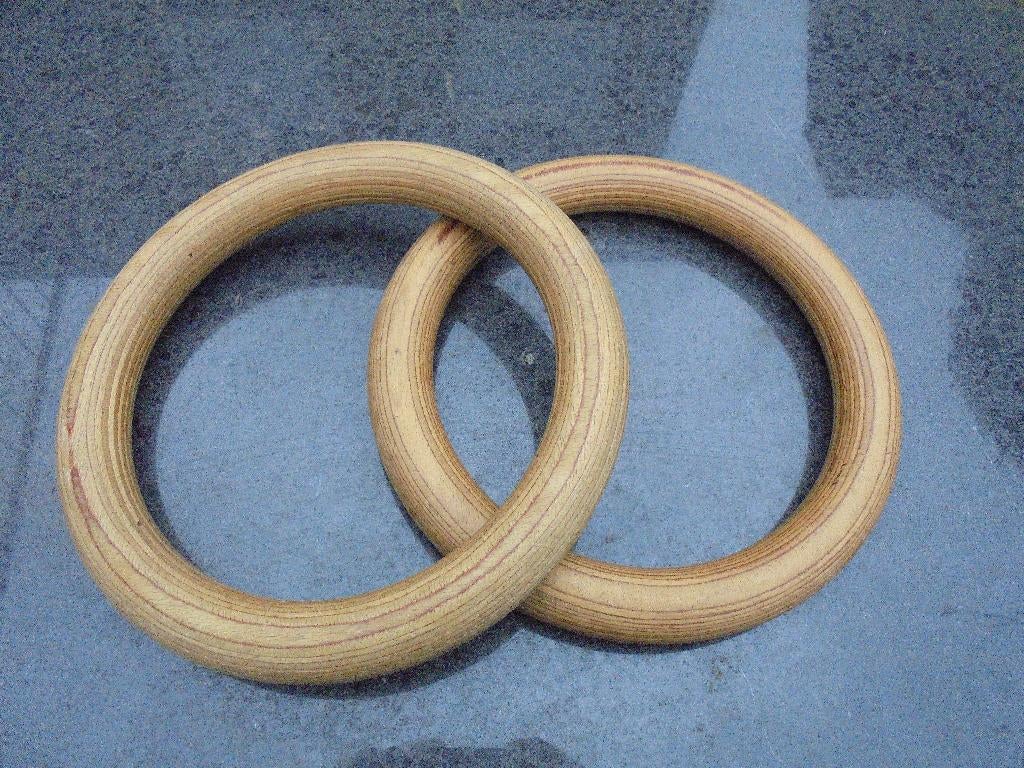 Turn ringen, turnringen, turnen, houten hoepel., Kindermaat 146 t/m 176, Ophalen, Gebruikt, Materiaal