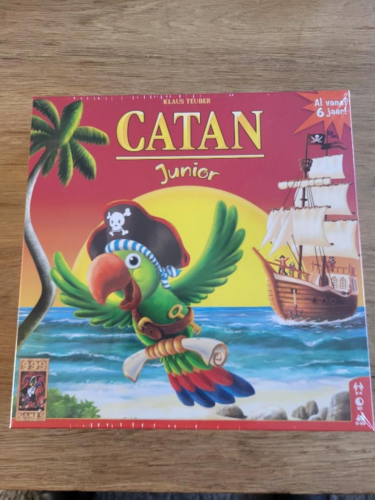 NIEUW: Catan Junior, vanaf 6 jaar, Hobby en Vrije tijd, Gezelschapsspellen | Bordspellen, Ophalen of Verzenden, Nieuw
