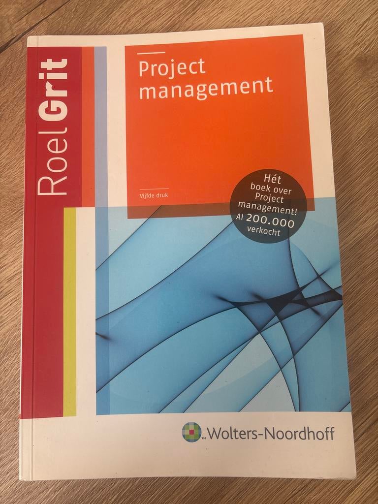 Project management - Roel Grit (Vijfde druk), Boeken, Ophalen, Gamma, Gelezen, HBO