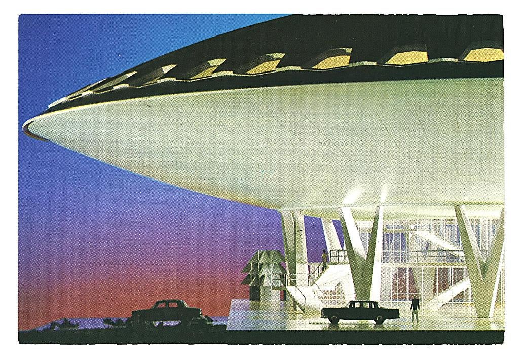 802317 Eindhoven 1966 Speciale stempel Evoluon Wederopbouw, Ophalen of Verzenden, 1960 tot 1980, Gelopen, Noord-Brabant