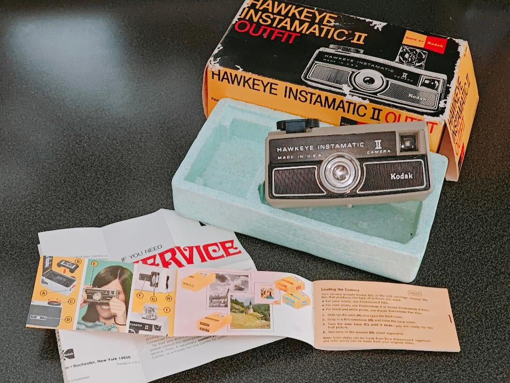 Kodak Hawkeye Instamatic II met originele verpakking, Ophalen of Verzenden