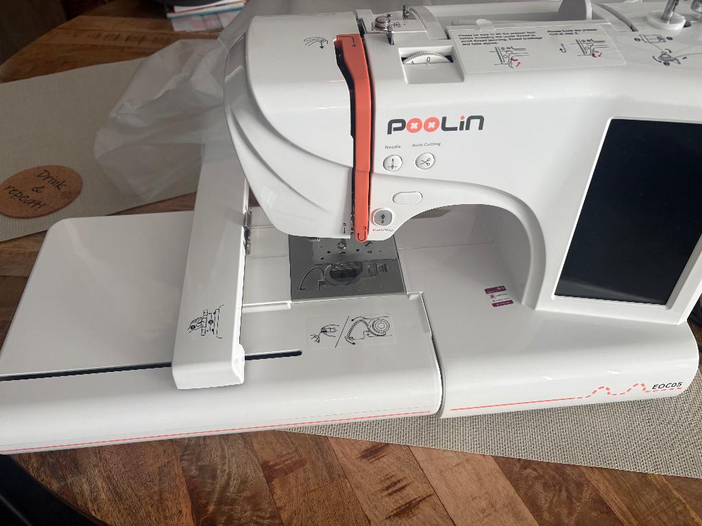 Poolin EOC05 Borduurmachine – Gebruiksklaar – Nieuw Staa, Hobby en Vrije tijd, Borduren en Borduurmachines, Ophalen of Verzenden
