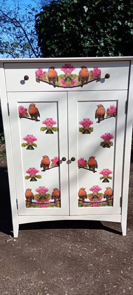 Meidenkast, Huis en Inrichting, Kasten | Kledingkasten, Ophalen, Gebruikt, Met deur(en), 100 tot 150 cm