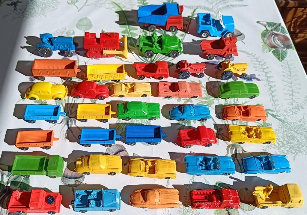 Partij vinyl autootjes, Ophalen of Verzenden, Gebruikt