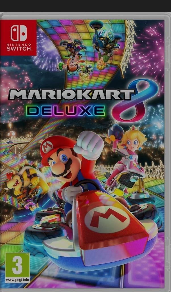 Mario Kart 8 Deluxe - Nintendo Switch, Racen en Vliegen, Ophalen of Verzenden, Zo goed als nieuw, Eén computer