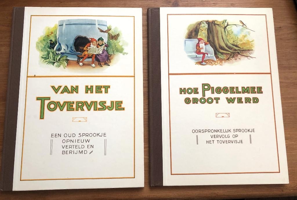 "Van het Tovervisje" & "Hoe Piggelmee groot werd", Boeken, Ophalen of Verzenden, Zo goed als nieuw, L.C. Steenhuizen, Fictie algemeen