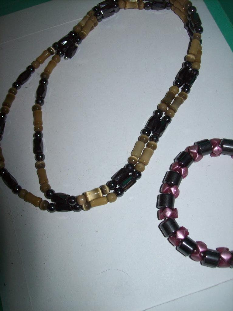 Ketting en Armband Fraaie Magneet modellen meer kleur, Overige kleuren, Verzenden, Nieuw, Steen of Mineraal