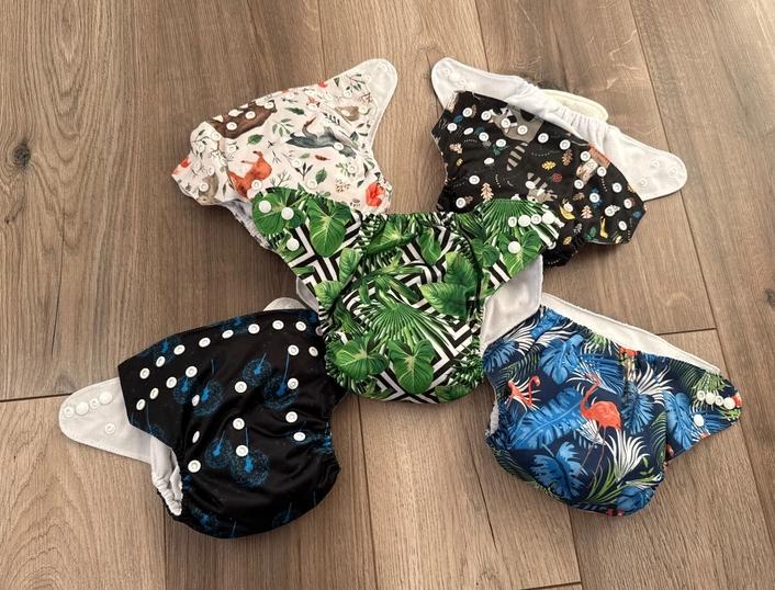 Set Reusable cloth diaper baby maat 3 month - 1.5 year, Schoentjes, Jongetje of Meisje, Ophalen of Verzenden, Zo goed als nieuw