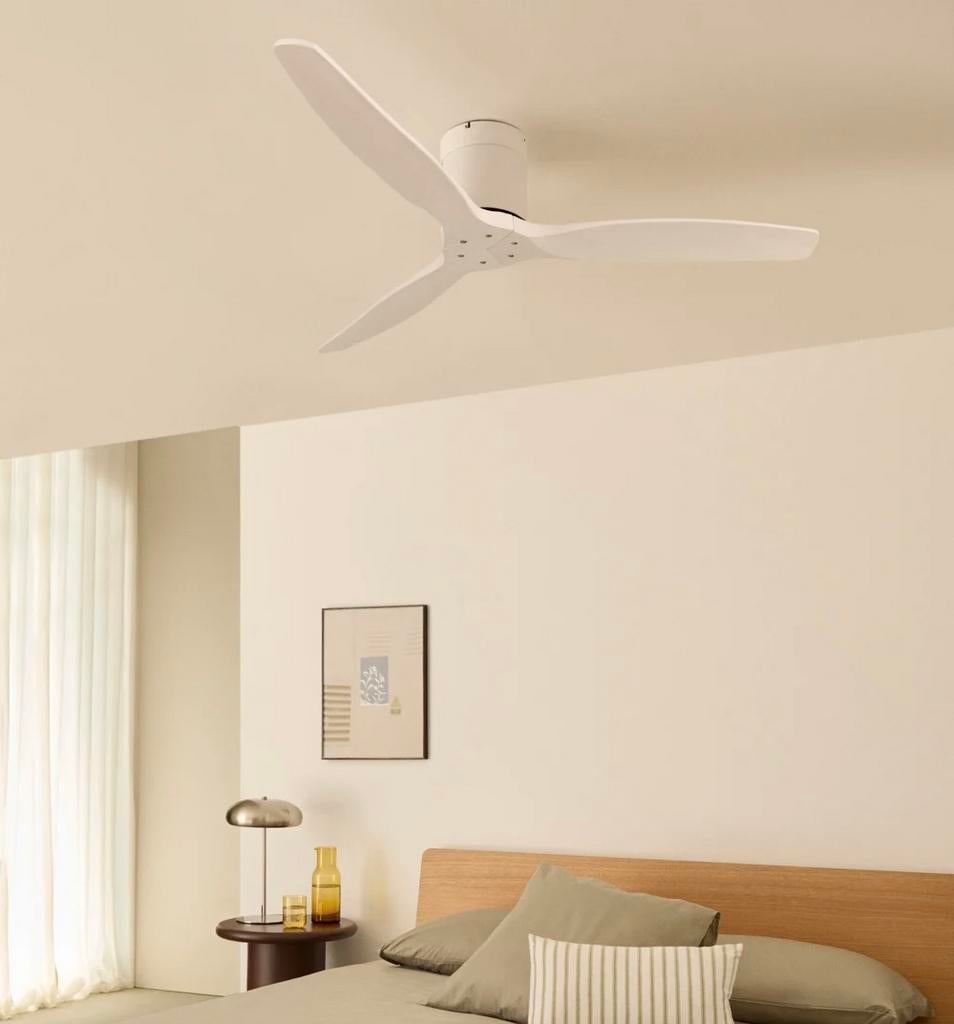 Create Wind Calm Plafondventilator 132cm Wit - Stil & Smart, Witgoed en Apparatuur, Ventilatoren, Ophalen of Verzenden, Ventilator met afstandsbediening