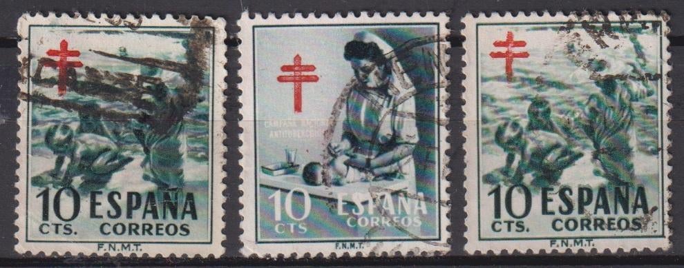 Spanje 1951 Kinderen en Verpleegster Tuberculose bestrijding, Postzegels en Munten, Postzegels | Thematische zegels, Verzenden