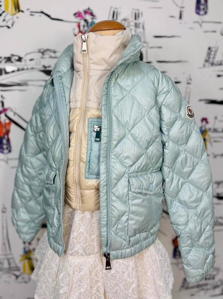 Moncler Binic donsjas lente tussenseizoen maat 10, Moncler EU, Gebruikt, Moncler, Customercare@moncler.com