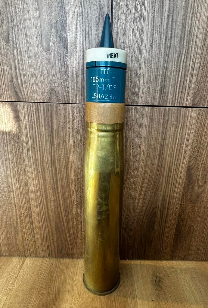 105mm Leopard trainings dummy, Ophalen of Verzenden, Landmacht, Nederland, Hulzen of Bodemvondsten